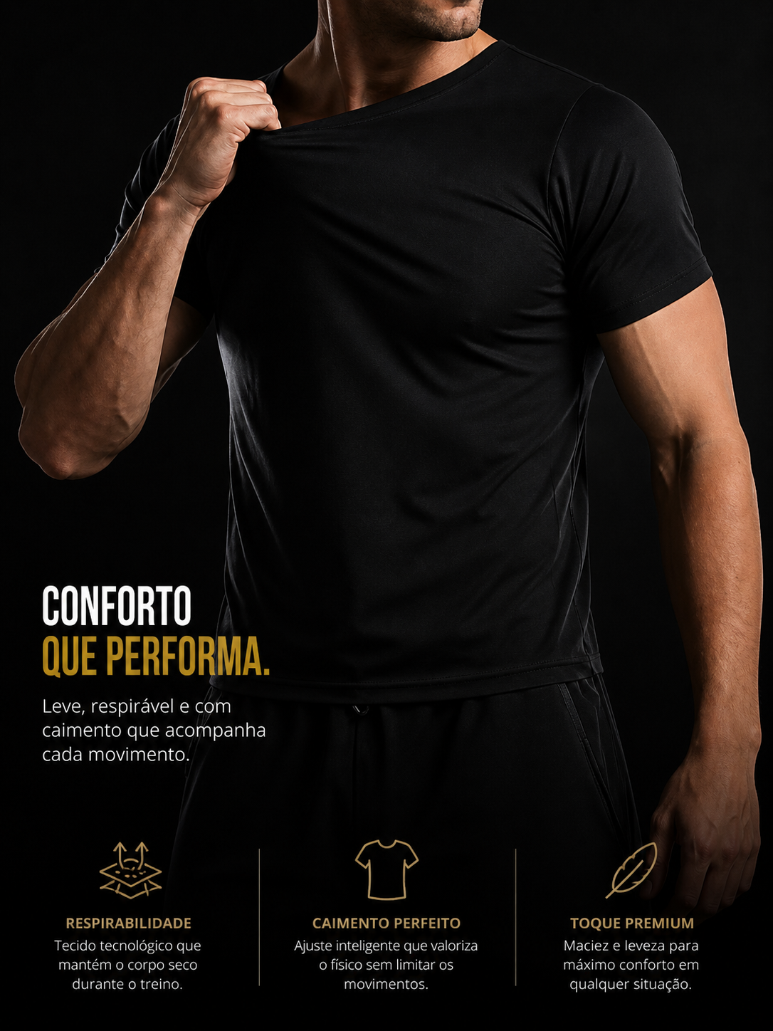 Camiseta Slimming Shaper© Sauna Modeladora com Efeito Slim | Treino e Musculação
