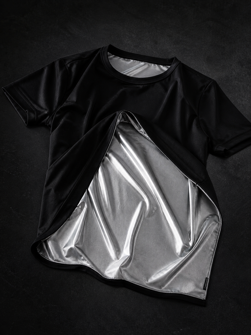 Camiseta Slimming Shaper© Sauna Modeladora com Efeito Slim | Treino e Musculação