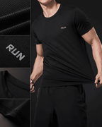 Kit com 3 Camisetas Masculinas Dry-Fit Anti Odor