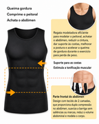 Regata de Compressão Modeladora Slimming Vest© - Comprime Abdômen e Corrige Postura [COMPRE 1 LEVE 2]