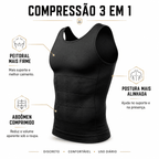 Regata de Compressão Modeladora Slimming Vest© - Comprime Abdômen e Corrige Postura [COMPRE 1 LEVE 2]