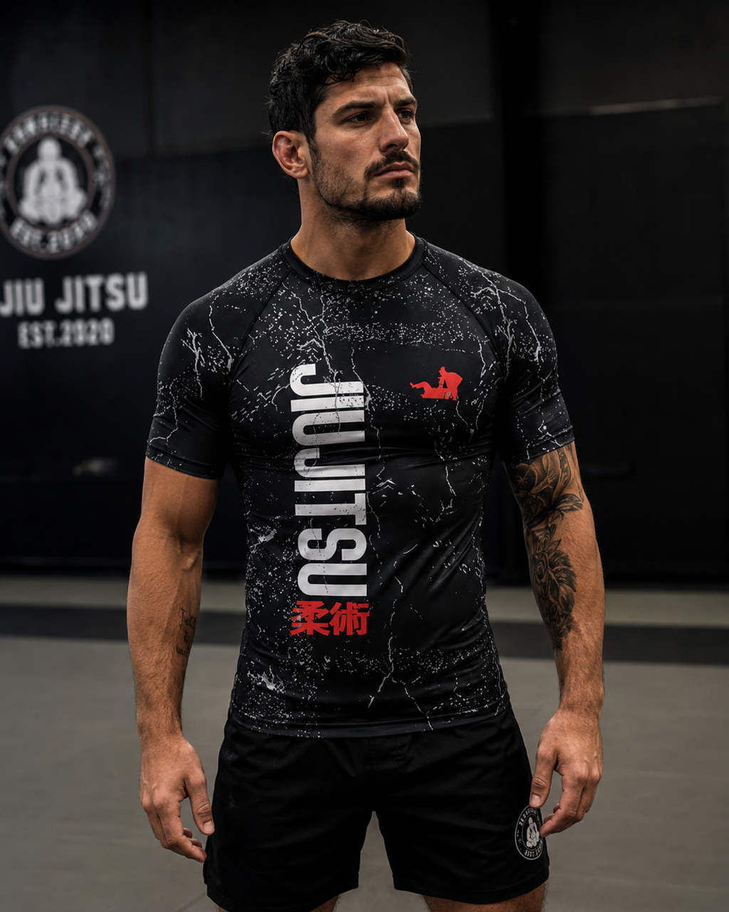 Rash Guard Masculina Black Impact© No-Gi | Jiu Jitsu