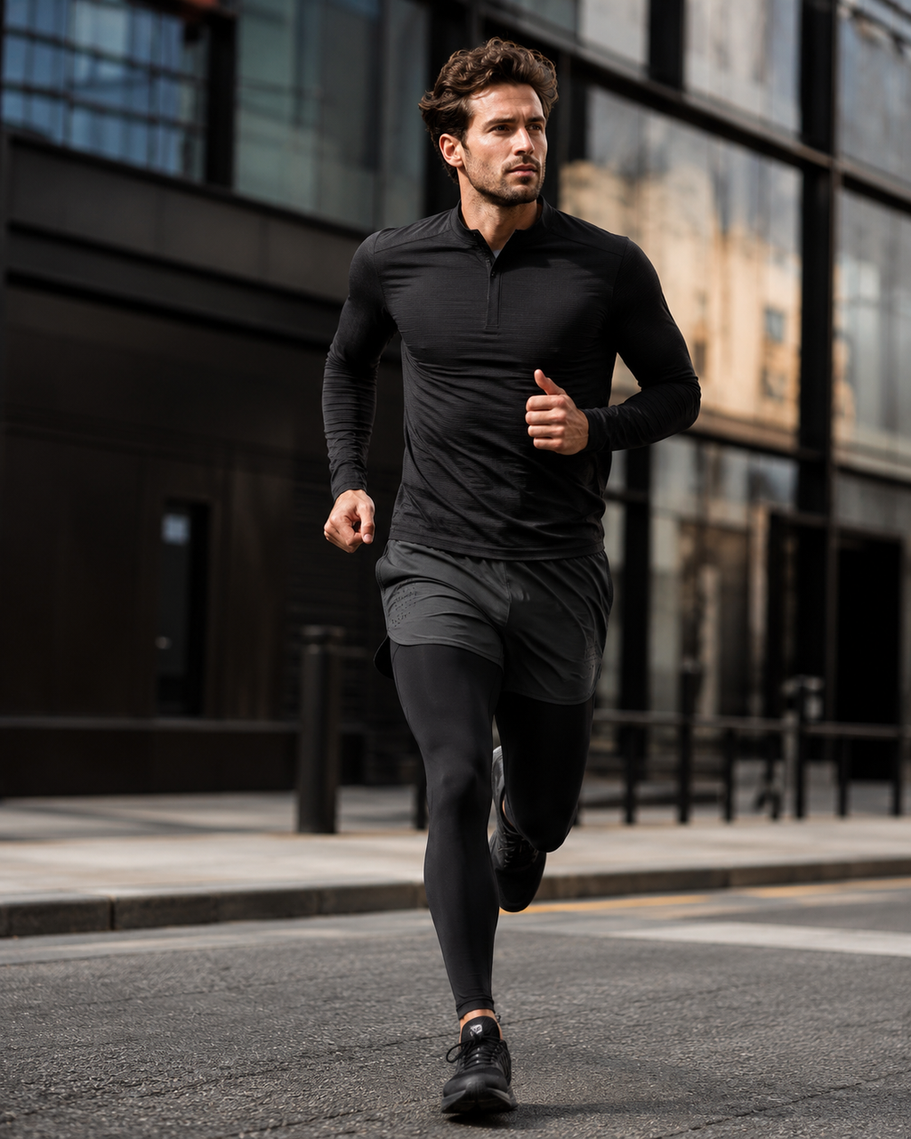 Calça Segunda Pele Legging de Compressão Masculina para Treino