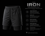 Kit Iron Transform - Fortis © - 3 Peças Dry Fit Alta Elasticidade - Frete Grátis
