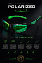 Óculos Shadow Pro - Fortis © - Polarizado Anti-Reflexo Visão HD - Leve 2 e Pague Menos + Brinde Exclusivo