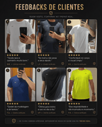 Camiseta Masculina de Treino Slim Fit Ignite Run©- Dry-Fit com Tecnologia Anti Odor