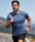 Forge Recon© | Camiseta Masculina Dry-Fit Manga Curta Termorregulação | A Forja da Excelência | Azul, Cinza, Branca e Preta