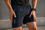 Forge Vanguard© | Shorts Masculino Leve Dry-Fit com Bolso Zipado e Reflexivo | A Forja da Excelência | Preto
