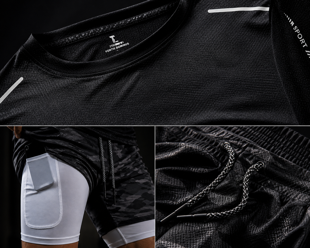 COMBO DOMINUS PERFORMANCE (Camiseta + Shorts + Brinde)