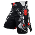 Forge Warlord© | Shorts Masculino de Combate Sublimado | MMA, Muay Thai, Kickboxing e Boxe | A Forja da Excelência | Preto