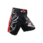Forge Warlord© | Shorts Masculino de Combate Sublimado | MMA, Muay Thai, Kickboxing e Boxe | A Forja da Excelência | Preto