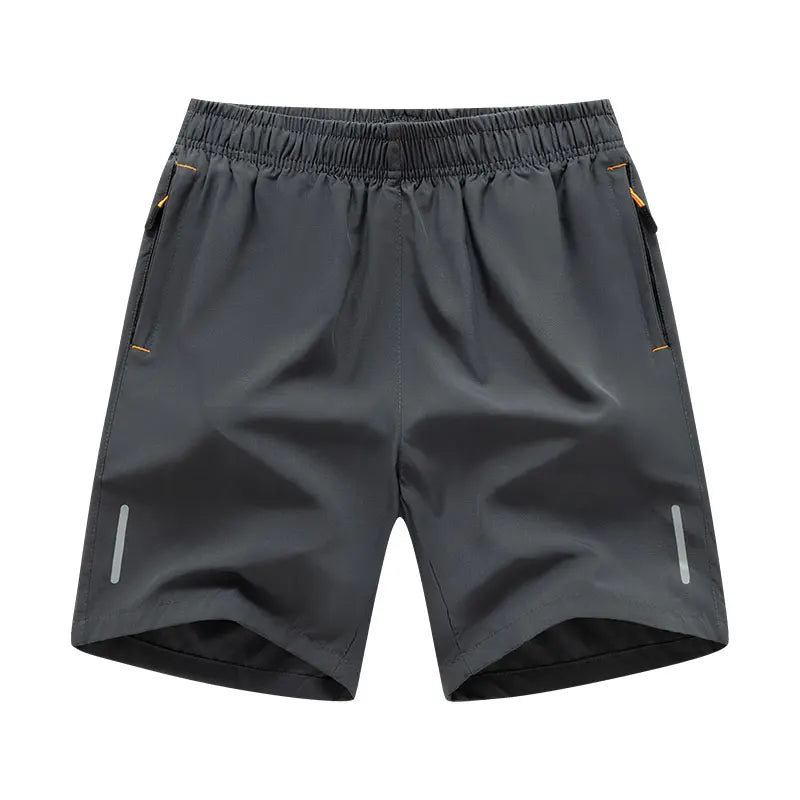 Forge Vanguard© | Shorts Masculino Leve Dry-Fit com Bolso Zipado e Reflexivo | A Forja da Excelência | Preto