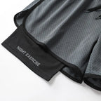 Airforce Dual Short© | Shorts Masculino 2 em 1 Leve Dry-Fit | Corrida, Treino e Musculação | A Forja da Excelência | Cinza, Azul-Marinho e Preto