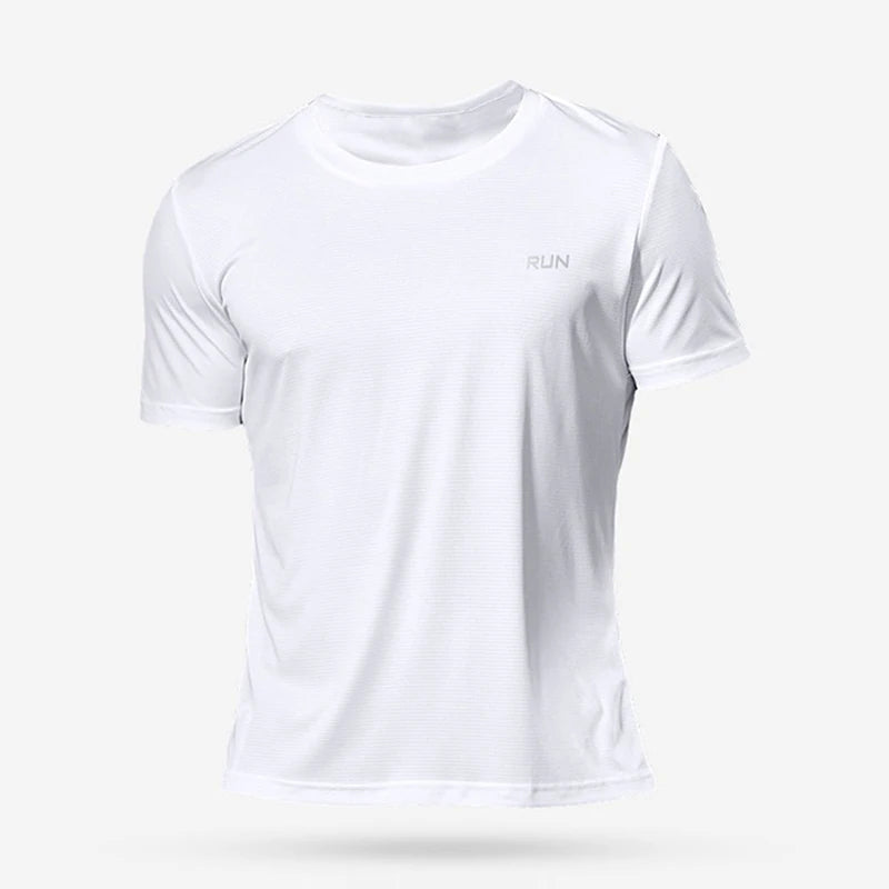Camiseta Masculina de Treino Slim Fit Ignite Run©- Dry-Fit com Tecnologia Anti Odor