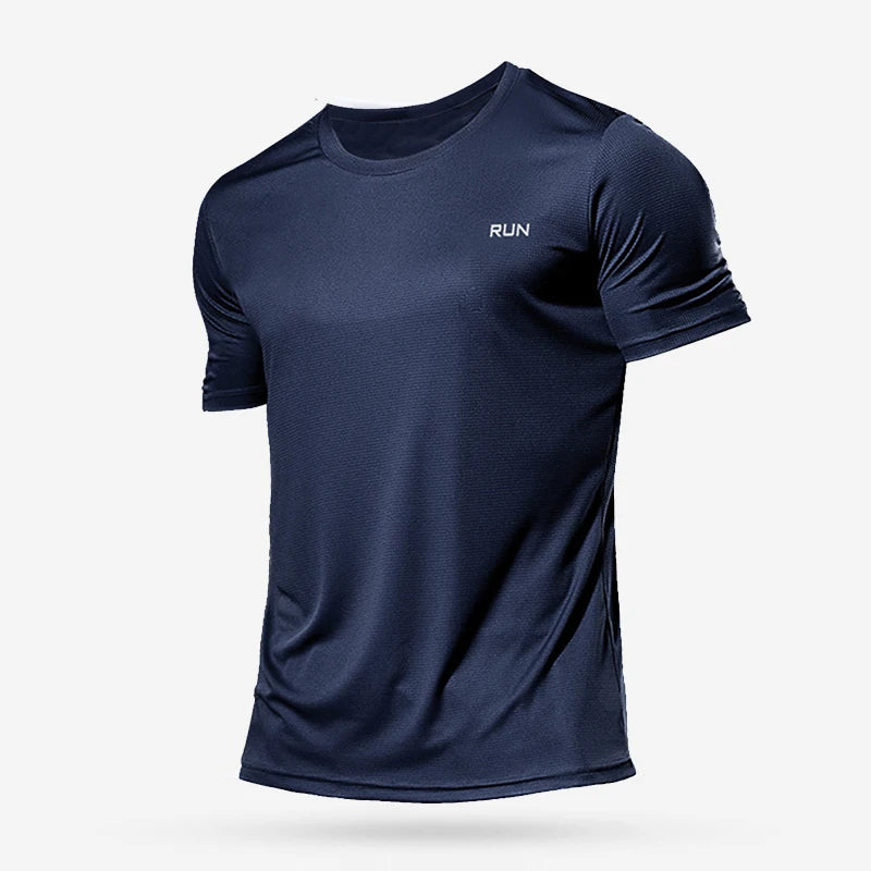 Camiseta Masculina de Treino Slim Fit Ignite Run©- Dry-Fit com Tecnologia Anti Odor