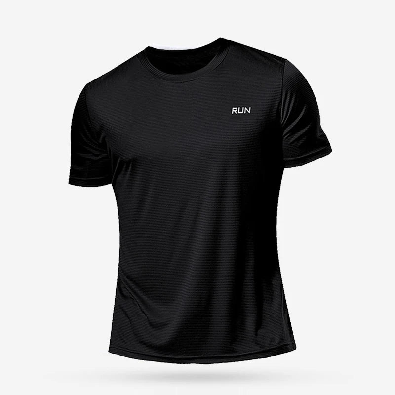 Camiseta Masculina de Treino Slim Fit Ignite Run©- Dry-Fit com Tecnologia Anti Odor