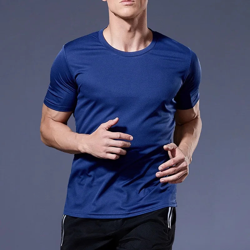 Camiseta Masculina Dry-Fit Manga Curta - Tecnologia Anti Odor