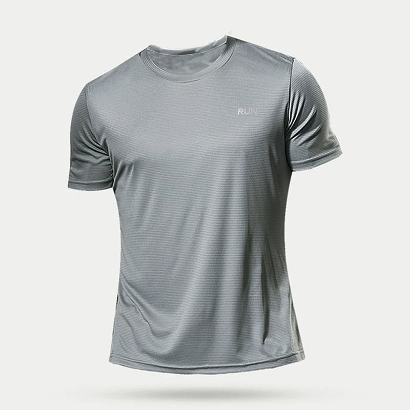Camiseta Masculina de Treino Slim Fit Ignite Run©- Dry-Fit com Tecnologia Anti Odor