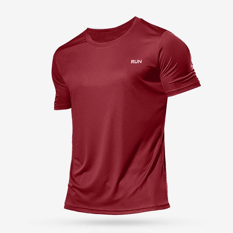 Camiseta Masculina de Treino Slim Fit Ignite Run©- Dry-Fit com Tecnologia Anti Odor