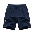 Forge Vanguard© | Shorts Masculino Leve Dry-Fit com Bolso Zipado e Reflexivo | A Forja da Excelência | Preto