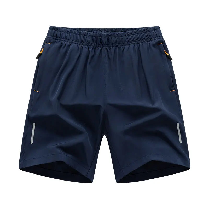 Forge Vanguard© | Shorts Masculino Leve Dry-Fit com Bolso Zipado e Reflexivo | A Forja da Excelência | Preto