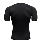 Forge Dominvs© | Camiseta Masculina Compressão Slim Fit Manga Curta | A Forja da Excelência | Cinza, Preta, Azul-Marinho e Branca