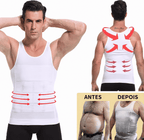 Regata de Compressão Modeladora Slimming Vest© - Comprime Abdômen e Corrige Postura [COMPRE 1 LEVE 2]